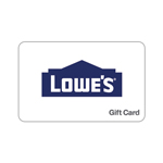 LOWE'S HOME IMPROVEMENT<sup>®</sup> $10 Gift Card 