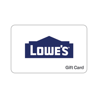 LOWE'S HOME IMPROVEMENT<sup>&reg;</sup> $10 Gift Card - Find everything you need for your home improvement projects.