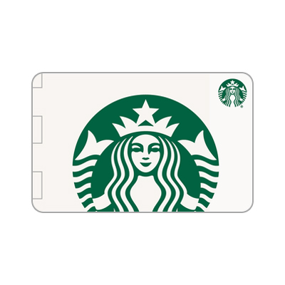 STARBUCKS<sup>&reg;</sup> $10 Gift Card - Treat yourself to hot or cold drinks, snacks, gifts and more!